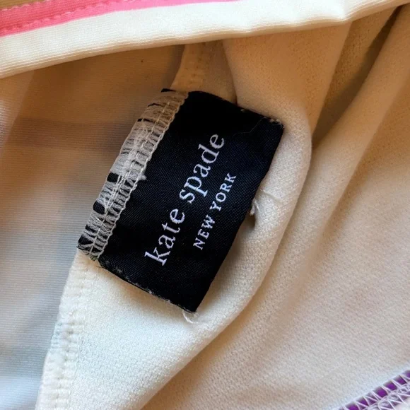 Kate Spade Sport or Swim Striped Multicolor Crop Top Small - Picture 6 of 14